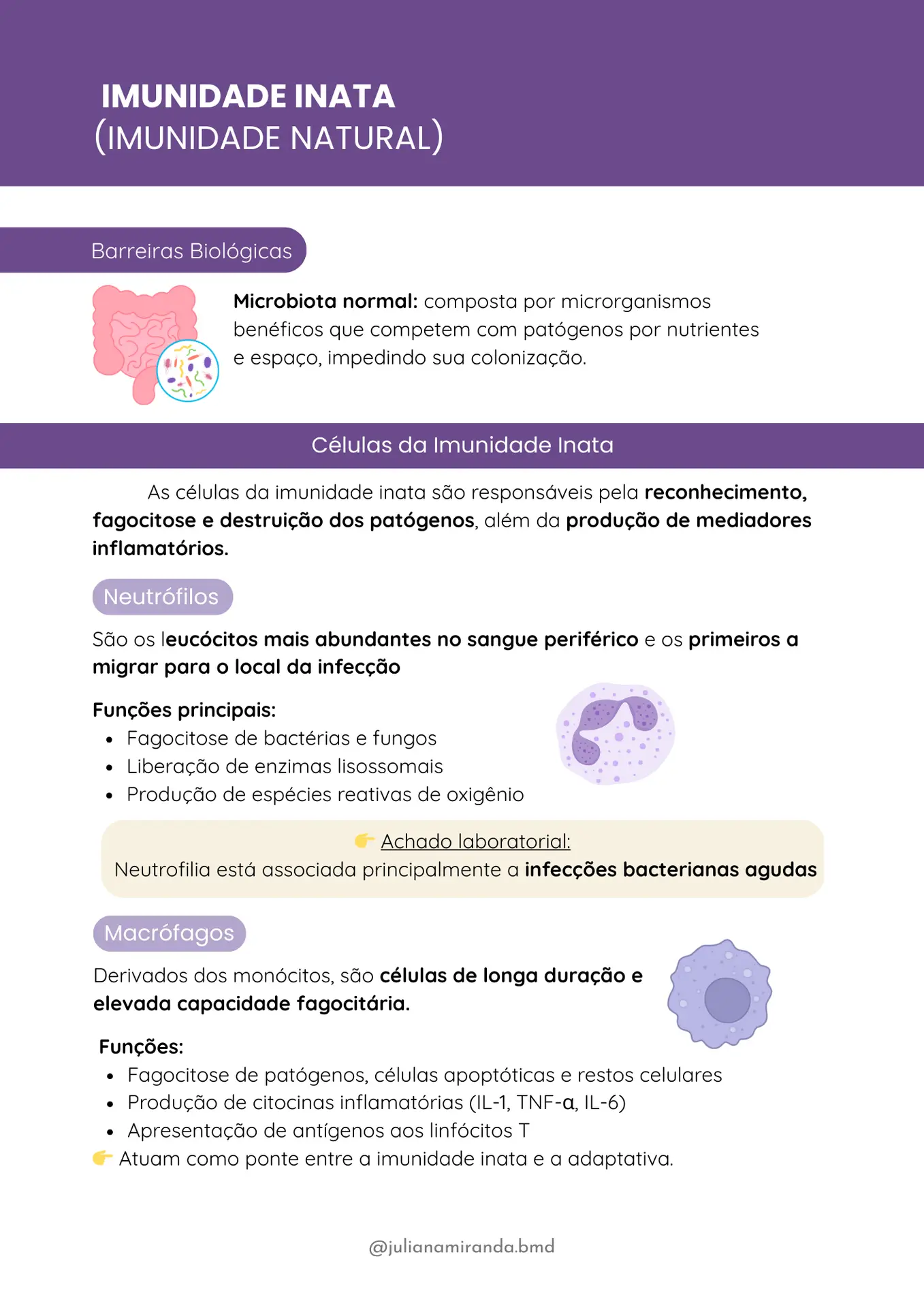 Resumos de Imunologia